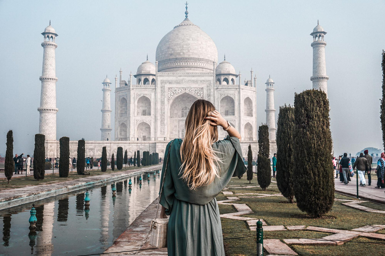 De Delhi: Tour particular de luxo de 4 dias pelo Triângulo Dourado de carroTour particular com acomodação em hotel 4 estrelas