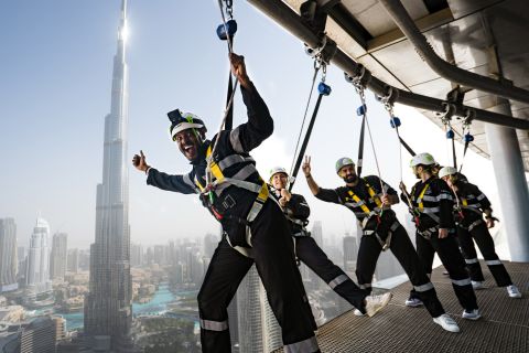 Dubai: Sky Views Observatorium met Edge Walk en glazen glijbaan