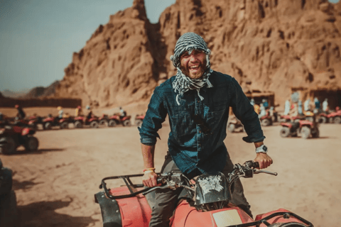 Sharm El-Sheikh: Sunrise ATV & Ras Mohammed Allah Gate Tour 2 Person ( 1 DBL QUAD ) + Allah Gates Entrance