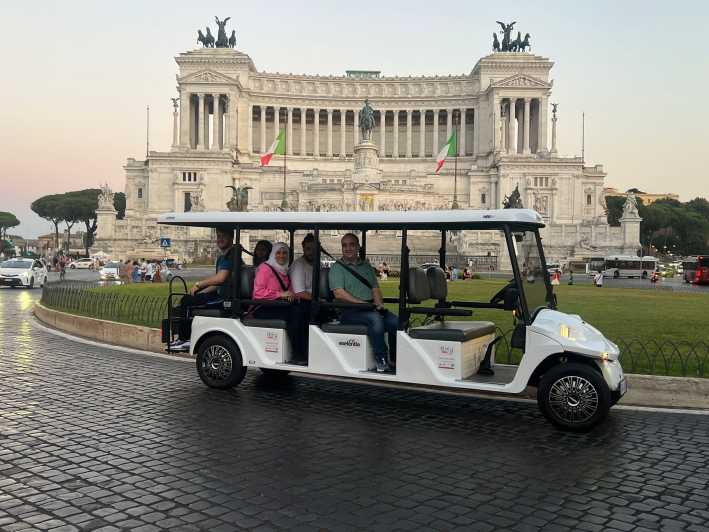 Rome : Visite privée de la ville en voiturette de golf