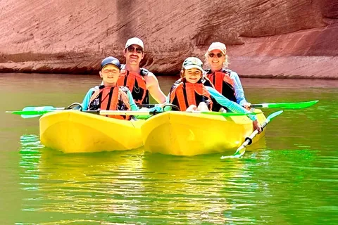 Page/Lake Powell: Guided Kayak & Water Antelope Canyon Tour