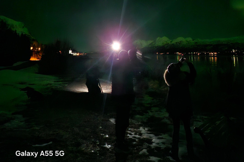 Tromsø:Tour de la aurora boreal en minibús por Tromsø