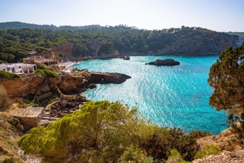 Entdecke die Strände Ibizas auf einem Boot ohne Führerschein 8H