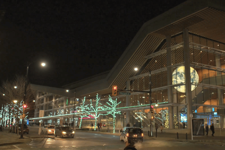 Vancouver : Tour en trolley des lumières de Noël avec karaoké