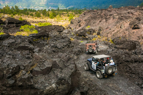 Mount Batur: Sunrise Jeep Tour &amp; Natural Hot SpringPrivat tur med transfer