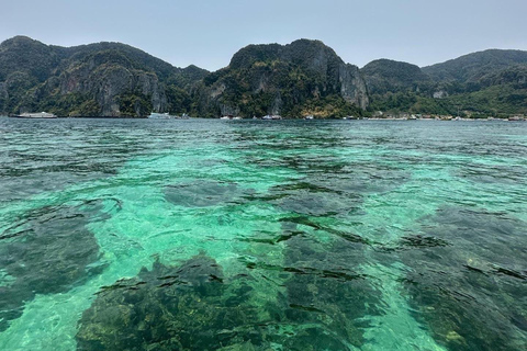 Phuket/Khao Lak: Premium Powercat to Phi Phi & Khai Islands Hotel pickup from Phuket