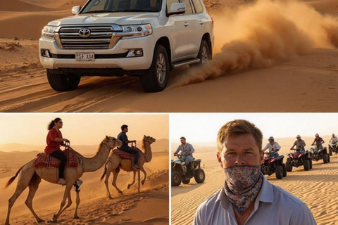 Doha: safari nel deserto, giro in cammello, corsa sulle dune in 4x4 e mare internoTour condiviso con servizio di prelievo e rientro in hotel