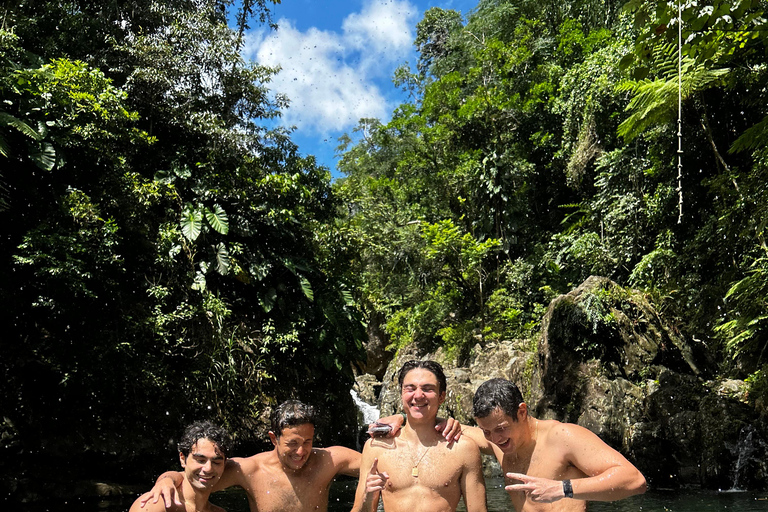 Fajardo : randonnée dans la forêt d'El Yunque, chutes d'eau et toboggan aquatiqueFajardo : Randonnée dans la forêt d'El Yunque, chutes d'eau et toboggan aquatique