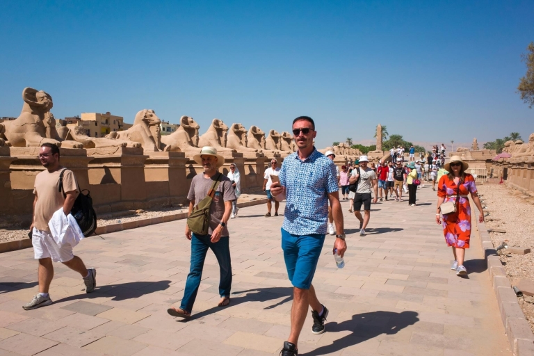 Safaga: Hoogtepunten van Luxor, Koning Toetankingsgraf & NijlboottochtSoma Baai: Hoogtepunten van Luxor, Koning Toetankingsgraf & Nijlboottocht