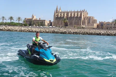 Mallorca: Strand von Palma - 55 Minuten Jet Ski-Ausflug