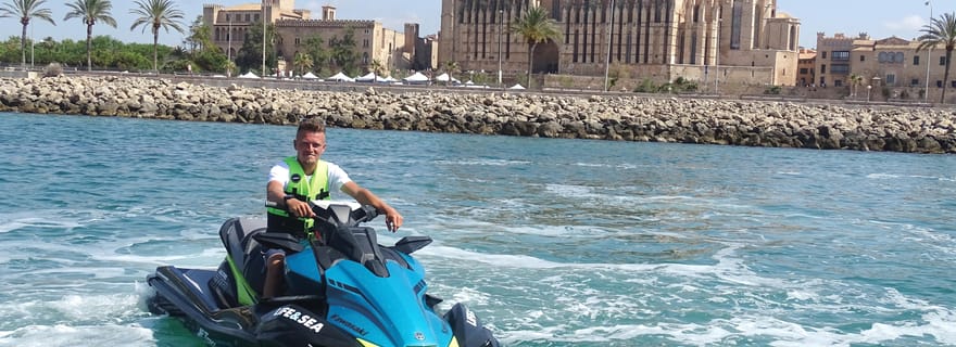 Majorque : plage de Palma - excursion de 55 minutes en jet-ski