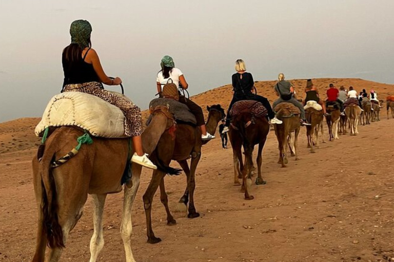Marrakech: Agafay Desert Quad, Camel Ride & Dinner Fire Show