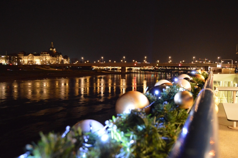 Dresden Winterlights - Croisière fluviale en soirée avec dîner
