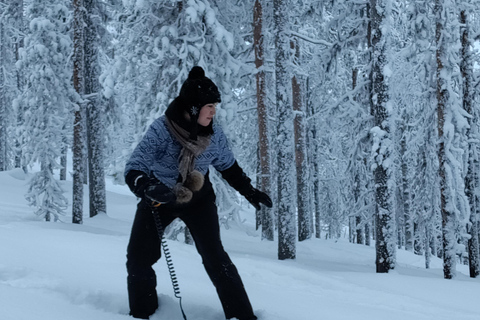 Levi: Aventura en la nieve con excursión con raquetas de nieveLevi: Aventura con raquetas de nieve