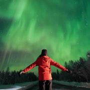 Kemijärvi : chasse aux aurores boréales avec un guide