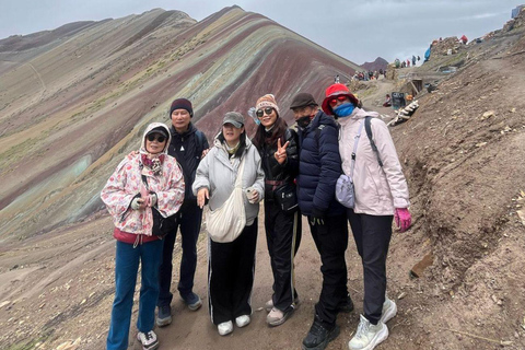From cusco: Rainbow Mountain with Motorcycles Private