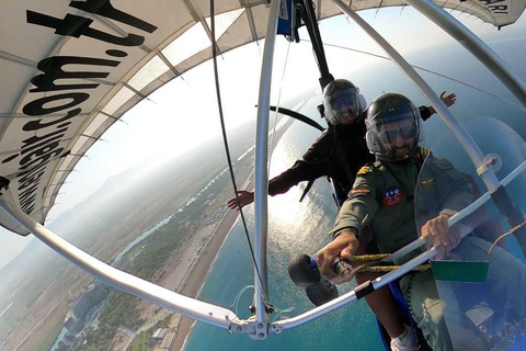 Side & Manavgat: Microlight Flight Experience 10-minute flight over Sorgun Titreyen Lake