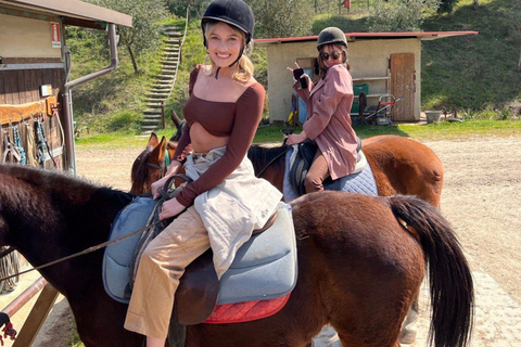 Tuscany Horseback Ride, Lunch, & Wine - Small Group From San Gimignano