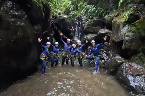 São Miguel: AdventurePark Canyoning Salto do Cabrito, Azores