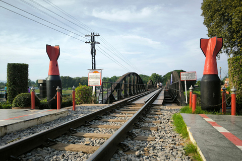 FromBangkok: Kanchanaburi Waterfall Day Trip with Train Ride