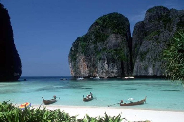 From Phi Phi: Island Hopping & Snorkeling Longtail Boat Tour Half Day Morning Tour