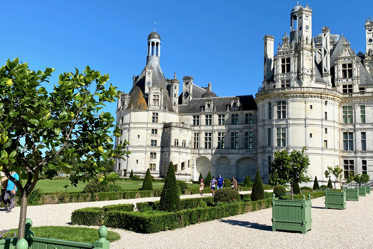 3 Loire Castles Live Guided Small group by Mercedes minivan