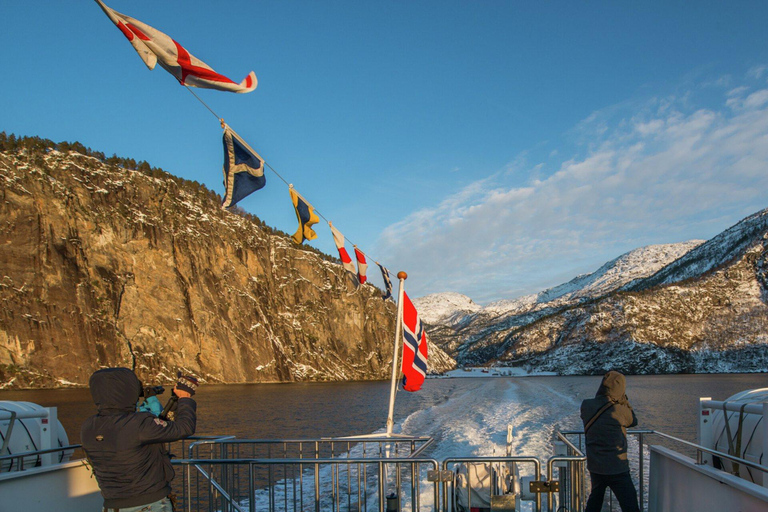 Desde Bergen: Crucero panorámico por los fiordos hasta MostraumenDesde Bergen: crucero panorámico por los fiordos hasta Mostraumen