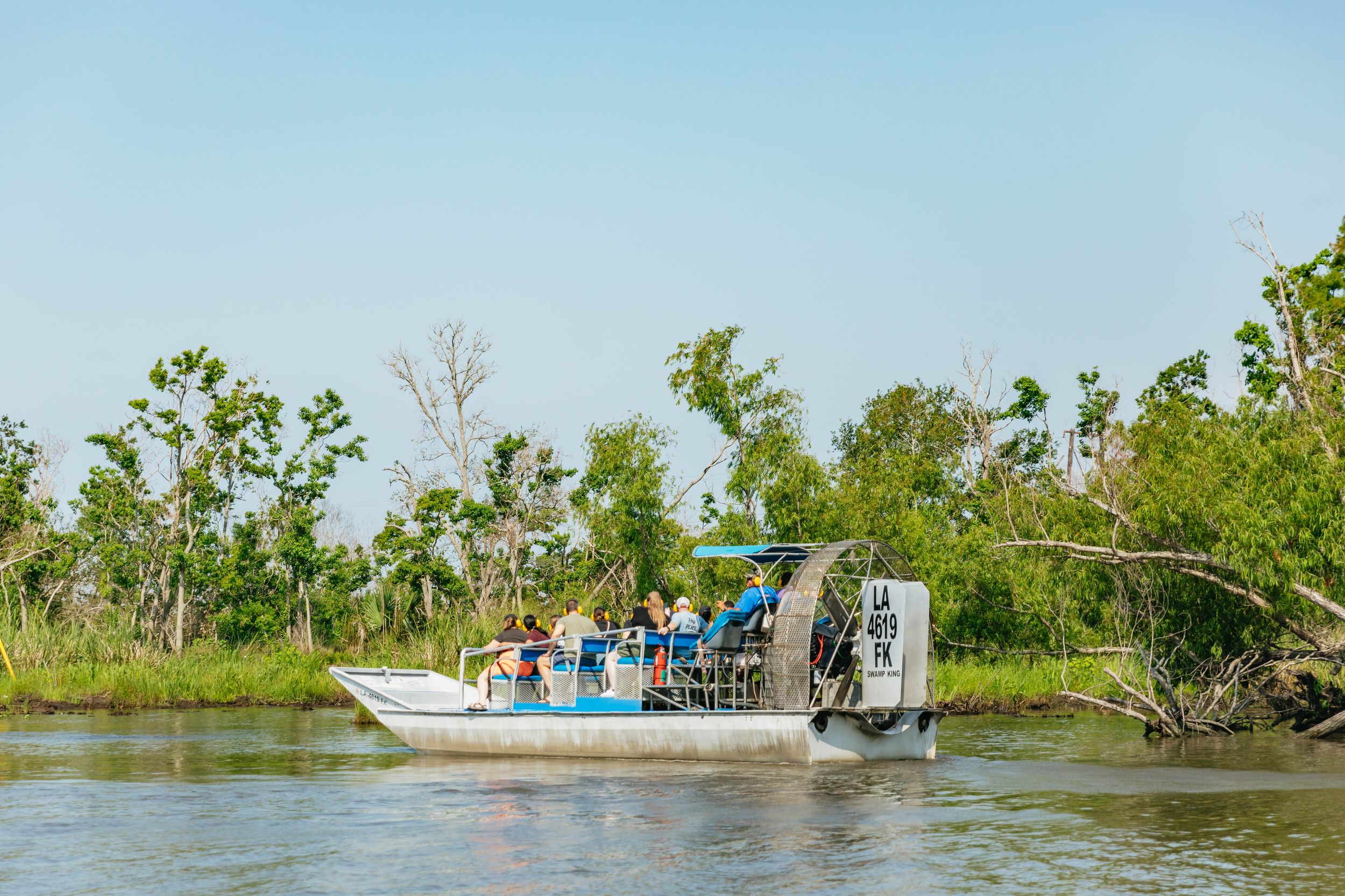 New Orleans: High Speed Airboat Tour für 9 Passagiere