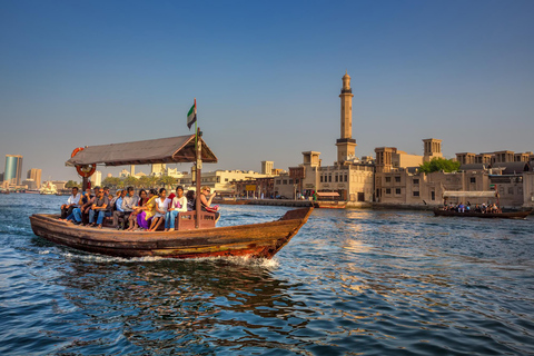 De Abu Dhabi: City tour em Dubai com Creek, Abra e Old SouksCompartilhamento de excursão em grupo