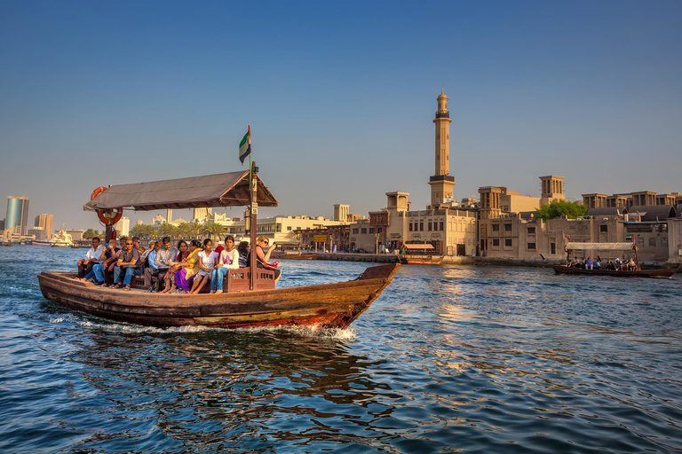 Au départ d&#039;Abu Dhabi : Tour de ville de Dubaï avec Creek, Abra et Old SouksPartage d&#039;un voyage en groupe