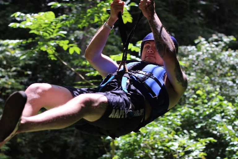 Puerto Plata: Zipline- en watervalavontuur met lunch