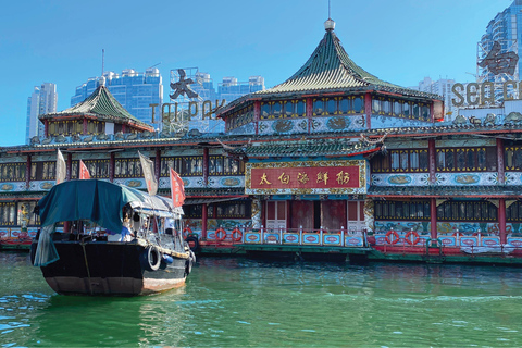 Hongkong: Sampan Houseboat i wycieczka Hop-on, Hop-off StanleyHongkong: Sampan Houseboat &amp; Stanley Hop-on, Hop-off Tour (wycieczka hop-on, hop-off)