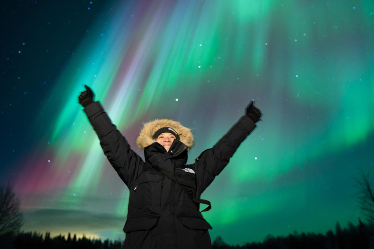 Rovaniemi: Aurora Hunting with 100% Refund. Small Group. Rovaniemi: Aurora Treasure Expedition & Refund (Standard)