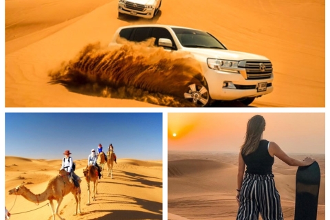 Depuis l'aéroport de Doha Demi-journée de safari dans le désert avec balade à dos de chameauDepuis l'aéroport de Doha Safari dans le désert d'une demi-journée avec promenade à dos de chameau