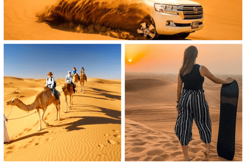 From Doha Airport Half Day Desert Safari with Camel Ride