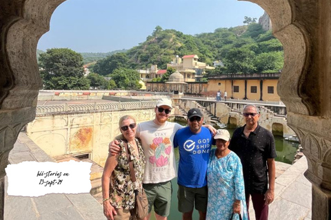 Jaipur: Amber Fort en Shopping Tour met gids en AC auto