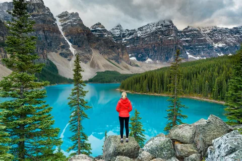 Lac Moraine Lake Louise Johnston Canyon Banff Town Bow Falls