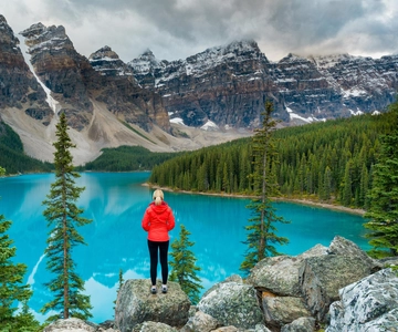 Lac Moraine Lake Louise Johnston Canyon Banff Town Bow Falls