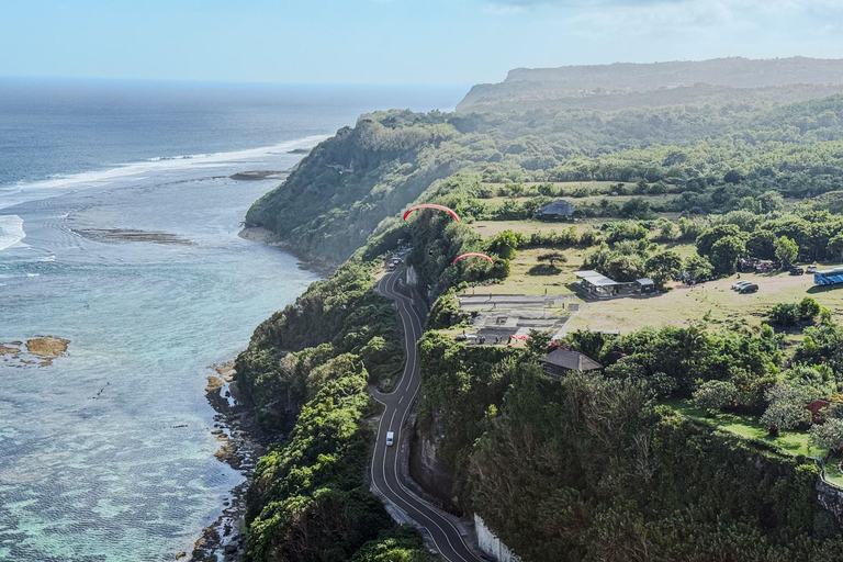 Bali Paragliding:Flight at Pandawa Beach & Tanah Barak Cliff