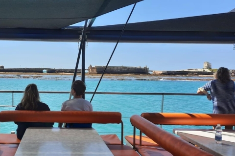 Cádiz: Sunset Catamaran Cruise with Drink