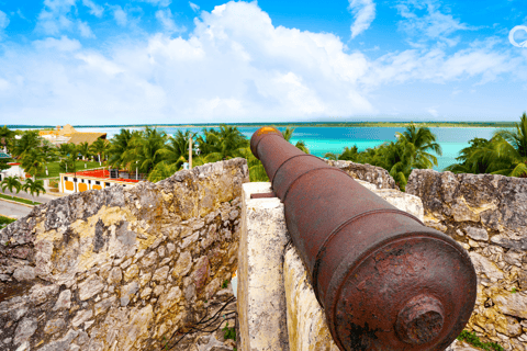 Cancun and Riviera Maya: Bacalar, Cenote Azul and Pontoon Boat RideCancun and Riviera Maya: Bacalar, Cenote Azul and Pontoon Ride