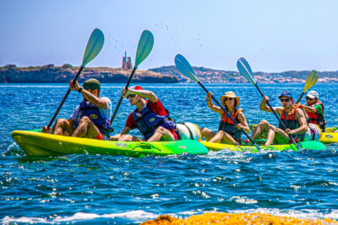 Bonifacio: Kayak tour and swim in the nature reserve up to the cliffs   Bonifacio: Kayak tour and swim in the reserve up to the cliffs  