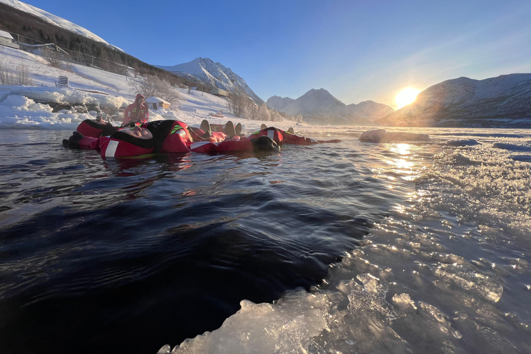 Tromsö: Arktiska oceanen Flytande läger Räddningsdräkt SimningErfarenheter från dagtid