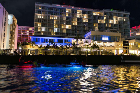 City Glow Under the Moonlight Kayak Tour in Condado Lagoon