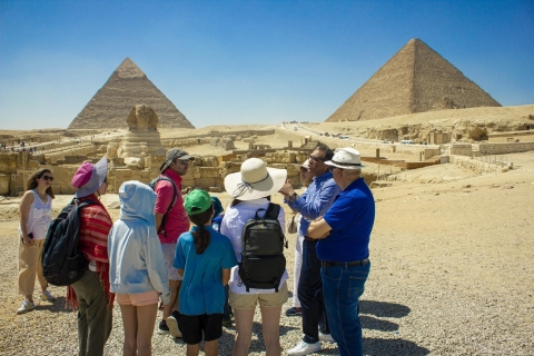 Z portu w Aleksandrii: Piramidy i Wielkie Muzeum Egipskie