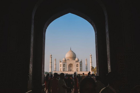 From Delhi: Taj Mahal Sunrise & Agra Fort Tour Skip The Line Delhi: Taj Mahal Sunrise & Agra Fort Tour with Car & Guide