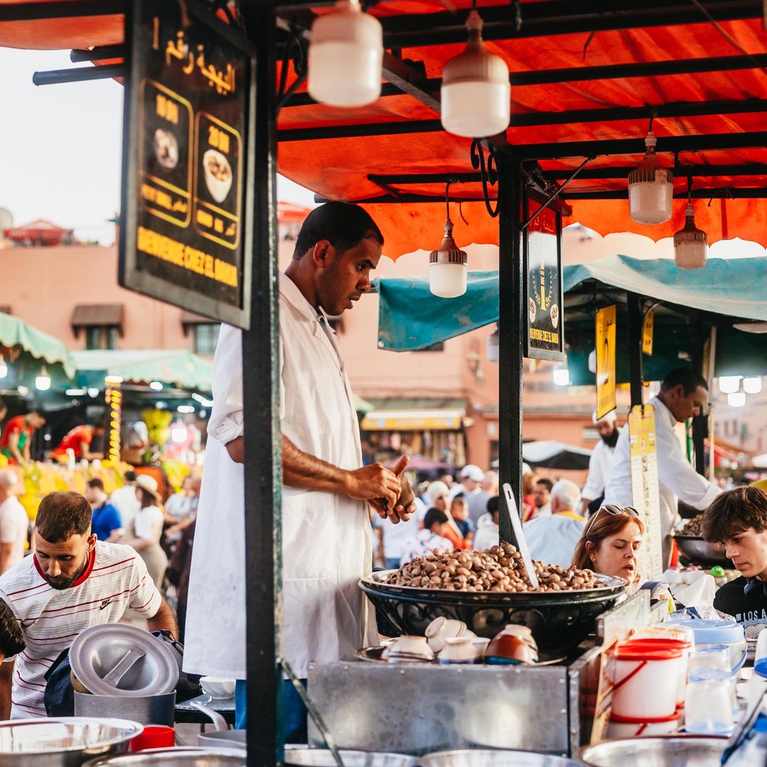 Marrakech : Visite à pied et dîner de la cuisine marocaine authentique - cuisine