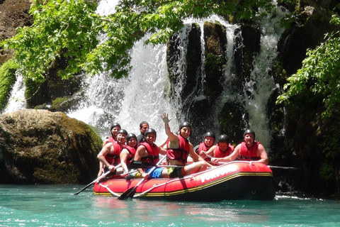 Alanya: Excursión en rafting, con opciones de tirolina y safari en buggyRafting+Jeep+Zipline 3en1