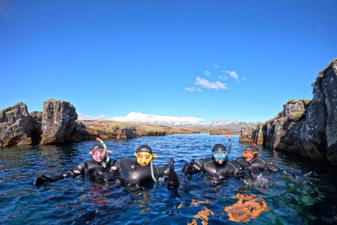 From Reykjavík: Silfra Snorkeling with free photos Silfra Snorkeling - Transfer from Reykjavík included