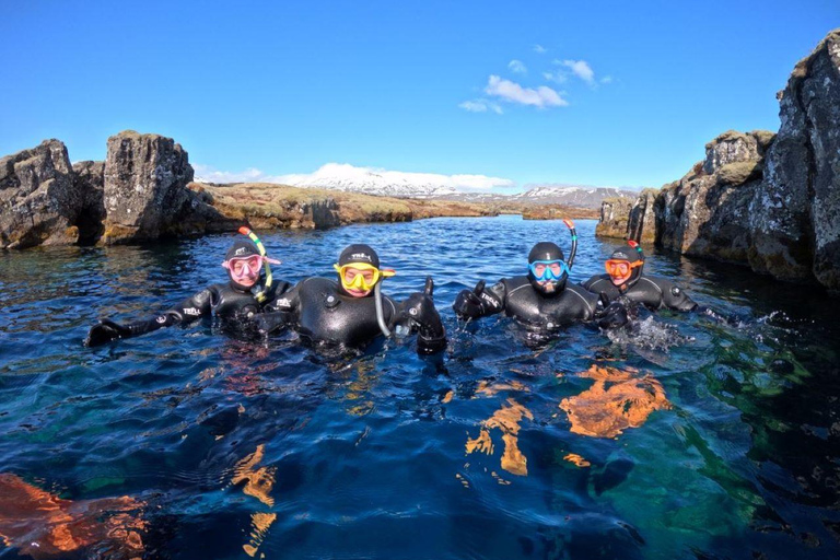 From Reykjavík: Silfra Snorkeling with free photos Silfra Snorkeling - Transfer from Reykjavík included